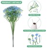 Unique Bargains Artificial Baby's Breath Plastic Real Touch Handmade Simulation 11.4" - 2 of 4