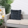 Unique Bargains Faux Fur Cozy Luxury Soft Modern Plush Pillowcase 1 Pc - 2 of 4