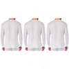 Alpine Swiss Mens Thermal Long Sleeve Top Underwear Crew Neck Shirt Waffle Knit Henley Base Layer - 3 of 4