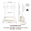 Artloge Heavy Duty Freestand TV Stand Industrial TV Mount Stand Corner TV Floor Stand Adjustable for 65-100" TVs Max Load 220 lbs with Storage Shelves - 2 of 4