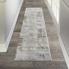 Nourison Grand Expressions Indoor only Area Rug - 2'2" x 7'6" Grey/Multi - 2 of 4