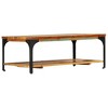 vidaXL Coffee Table Multicolor Solid reclaimed wood 39.4x23.6x13.8 in - 3 of 4