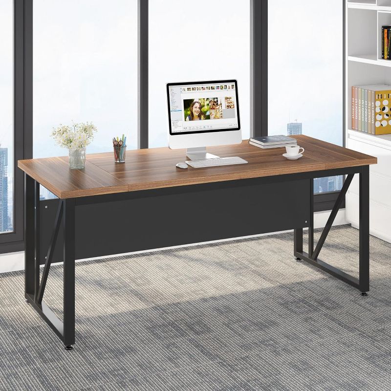 Tribesigns 55 inches Simple Computer Desk, Home Office Desk Writing Table for Workstation, 2 of 7