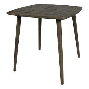 Moti Cole Reclaimed Solid Wood Square Counter Table in Brown Finish - 1 of 4
