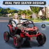 Ride On Car, Electric Car Toy, Remote Control, 24V 7AH Battery Powered Toy, 4-Wheeler Suspension, 2 Seater Ride on Toys for Kids - 2 of 4