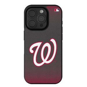 MLB National League Teams Linen Bump Cell Phone Case for Apple iPhone - 1 of 4