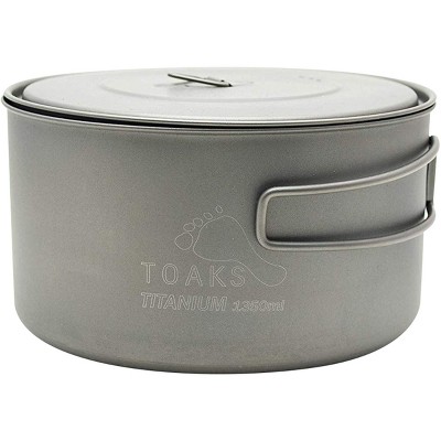 TOAKS Titanium 1350ml Outdoor Camping Cook Pot POT-1350