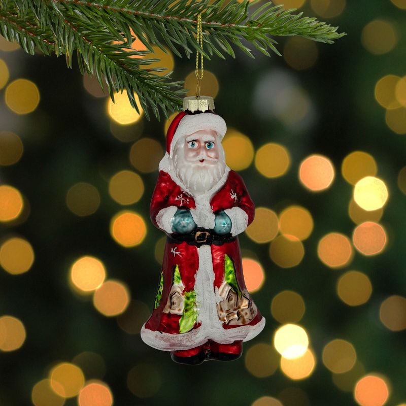 Northlight 5.5" Classic Saint Nicholas Hanging Glass Christmas Ornament, 2 of 6