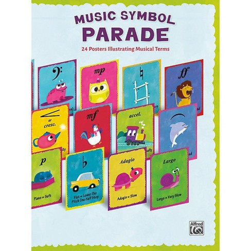 Alfred Music Symbol Parade 24-Poster Set - image 1 of 1