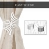 Evideco French Home Goods Metal Wings Curtain Tieback – Elegant and Durable Design - 4 of 4