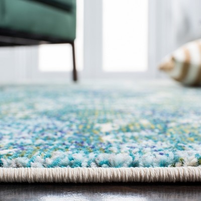 Elysian Gray 59" Round Hand-Knotted Easy Care Area Rug