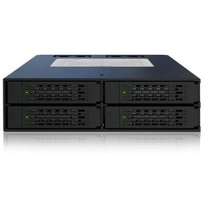 Icy Dock MB994SP-4S Mobile Rack - 4 x 2.5" Bay - Internal Storage Adapter - Black - 1 of 4