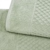 4pc Cotton Diamond Textured Towel Set - Isla Jade - 4 of 4