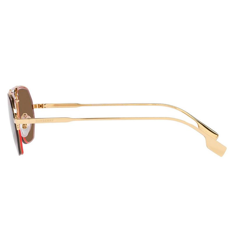 Burberry HENRY BE 3140 110973 Unisex Fashion Sunglasses Light Gold 57mm, 3 of 4