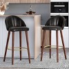 2pc Cullimore Contemporary Channel Stitch Counter Height Barstools - Christopher Knight Home - 2 of 4