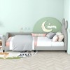 NicBex Twin Size Upholstered Daybed with Carton Ears Shaped Headboard for Bedroom,Living Room,Apartment - image 2 of 4