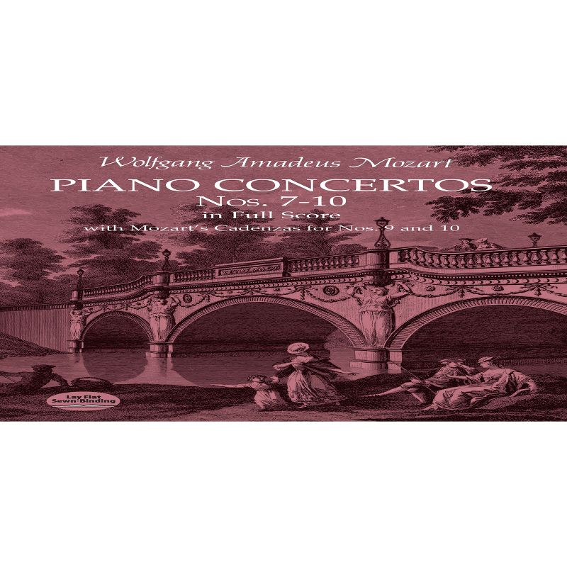 Piano Concertos Nos. 7-10 in Full Score - (Dover Orchestral Music Scores) by  Wolfgang Amadeus Mozart (Paperback), 1 of 2