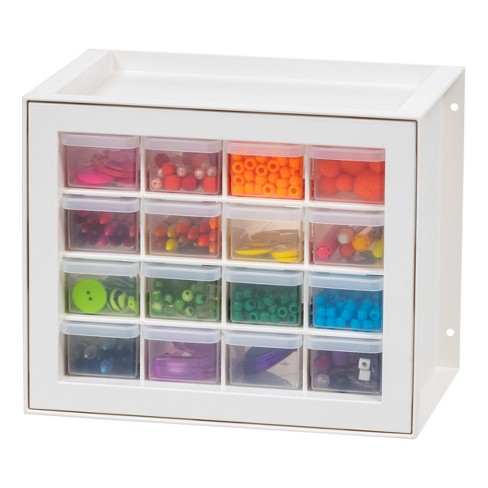 Iris Usa 16 Drawer Stackable Storage Cabinet For Hardware Crafts