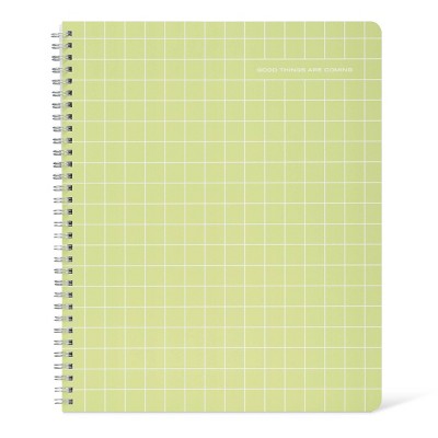 Notebook Collective Light Green Grid Single Subject Notebook