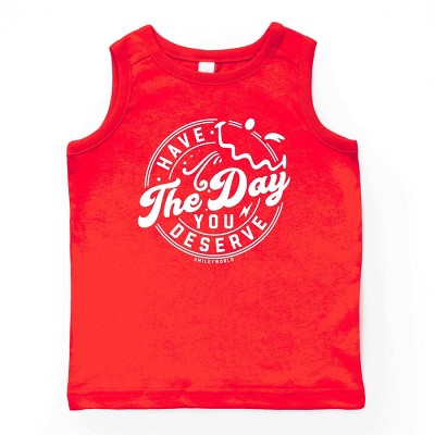 The Juniper Shop SmileyWorld Have The Day You Deserve Circle Youth Tank Top