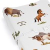 Sweet Jojo Designs Boy Changing Pad Sheet Country Western Taupe Brown and Cream - 4 of 4