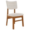Homy Casa Upholstered Dining Chairs Set of 4, Wood Base, Modern Kitchen & Dining - 2 of 4