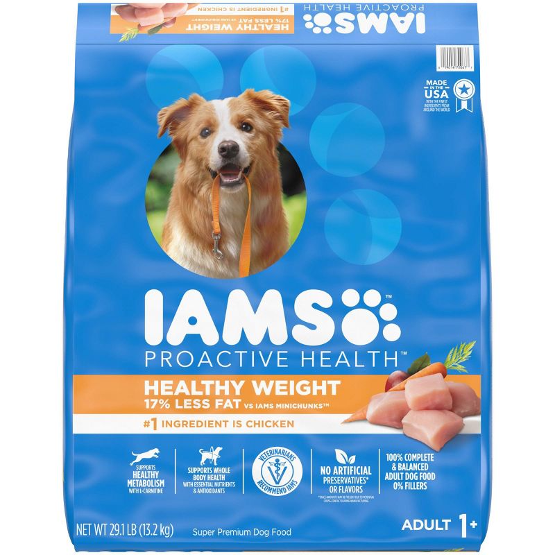 IAMS Healthy Weight with Real Chicken Adult Premium Dry Dog Food, 1 of 11