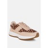 Lepark Real Leather Leopard Print  Sneakers - 3 of 4