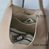 Hobo Bags for Women Soft Vegan Leather Shoulder Handbag Slouchy Tote Purses (Nude) - 2 of 4