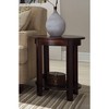 Round Accent Table Hardwood Espresso - Alaterre Furniture: Sturdy Shelf, Home Decor - 2 of 4