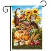 Briarwood Lane Fall Garden Flag 12x18 For Outdoor Cornucopia and Critters For Fall Garden Flag Flags For Outside - 2 of 4