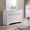 Acme Furniture 63" Naima Dresser White: Wood Frame, Metal Glides, 9-Drawer Storage, No Assembly Required - 4 of 4