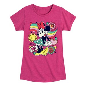 Girls' - Disney - Mickey & Friends Fitted Short Sleeve Graphic T-Shirt - 1 of 4