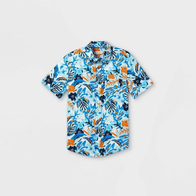 Boys Hawaiian Shirt Target - blue hawaiian shirt roblox