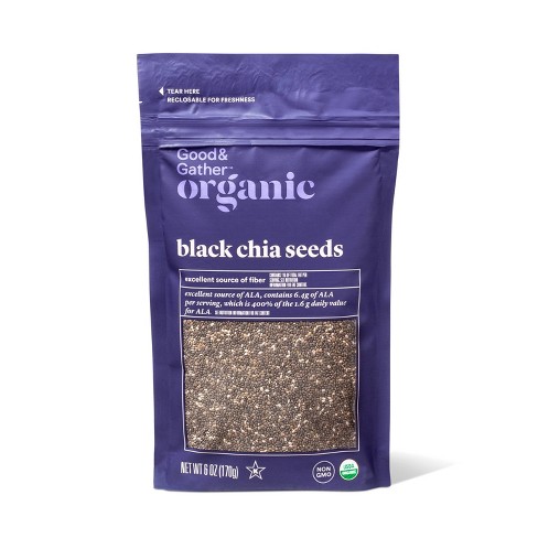 Organic Black Chia Seed - 6oz - Good & Gather™ - image 1 of 3