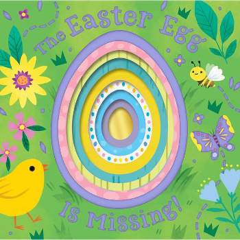 The Easter Egg Is Missing! (Board Book with Cut-Out Reveals) - by Houghton Mifflin Harcourt