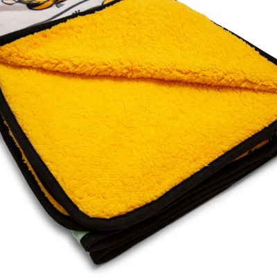 Garfield and Jon Comic Strip Panels Fleece Sherpa Throw Blanket