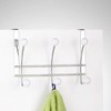 Evideco French Home Goods Versatile Over-the-Door Metal Rack with Ceramic Hooks - 2 of 4