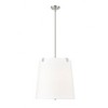 Weston 5-Light Pendant - Minimalist Steel Fixture with White Linen Shade, Dimmable, Damp Rated - 4 of 4