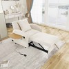 GDFStudio Neriel Multi-Functional Linen Convertible Chair Bed with 1 Computer Board and USB Ports - 2 of 4