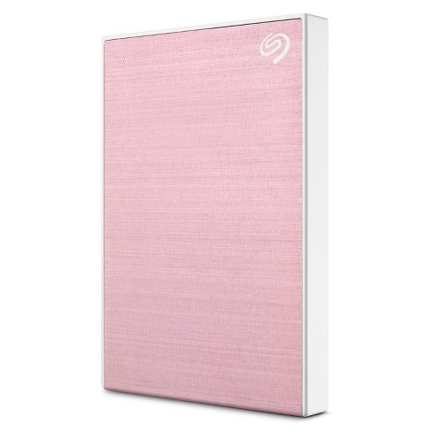 Seagate 2TB One Touch Slim Portable External Hard Drive USB 3.0 - Pink Rose (STKB2000405) - image 1 of 4