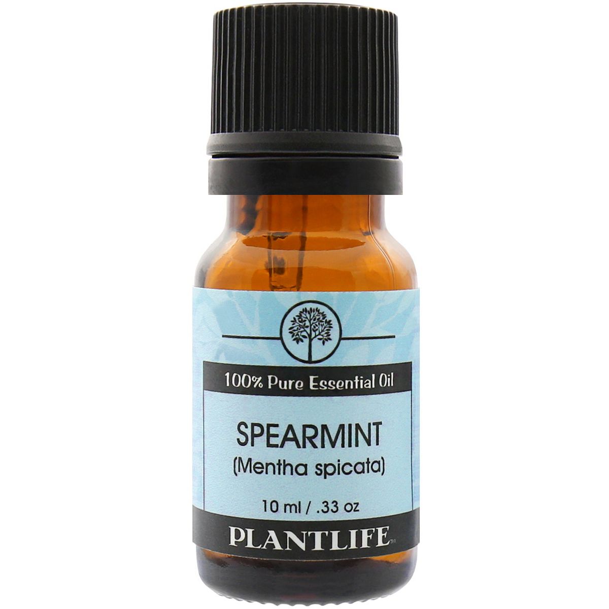 Plantlife Spearmint Essential Oil – 100% Pure & Therapeutic Grade – Natural, Undiluted & Steam-Distilled – No Additives or Fillers – Aromatherapy