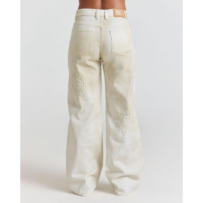 Samii Ryan | Smiley® Garden Straight Leg Jean, White, XX-Large, 6