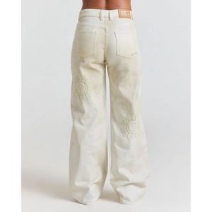 Samii Ryan | Smiley® Garden Straight Leg Jean, White, XX-Large, 6 - 1 of 4