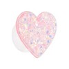 Unique Bargains Sequin Heart Adhesive Phone Grip Pink 1 Pc - 2 of 4