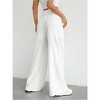 Coolmee Women's Elastic Waist Drawstring Casual Pants Straight Leg Lightweight Joggers Pants - 3 of 4