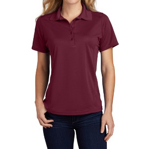 Mafoose Women's Short Sleeve Moisture-Wicking Dry Zone Raglan Sleeves Accent Polo Shirt - 1 of 4