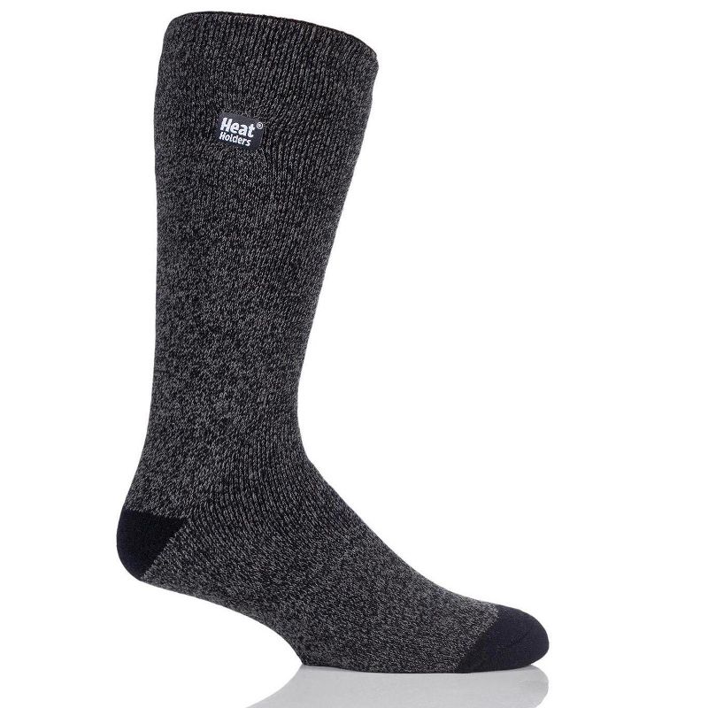 Heat Holder® Men's Twist LITE™ Socks| Thermal Yarn | Medium-Thick Socks Casual Shoes + Boots | Warm + Soft, Hiking, Cabin, Cozy at Home Socks | 5X Warmer Than Cotton, 1 of 2