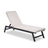 U-MAX Outdoor Chaise Lounge Cushion Replacement Patio Funiture Seat Cushion,Beige - 3 of 4