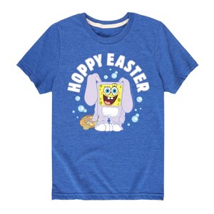 Boys' - SpongeBob Squarepants - Hoppy Easter Short Sleeve Graphic T-Shirt - 1 of 4